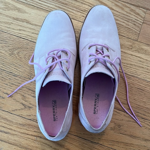 Pink sperry top-siders, used - Picture 2 of 4